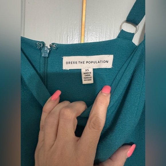 Dress the Population Rai Pleated Sweetheart Jumpsuit - Picture 5 of 6